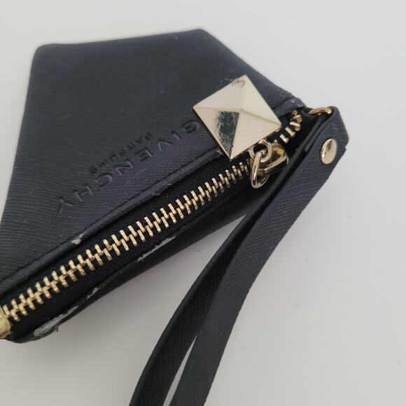 Givenchy Parfums Wallets Black Triangle Coin Key Mini Bag Logo Small Fair - Picture 5 of 8